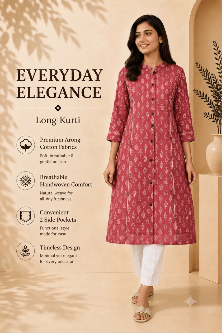 Deep Rose Pink